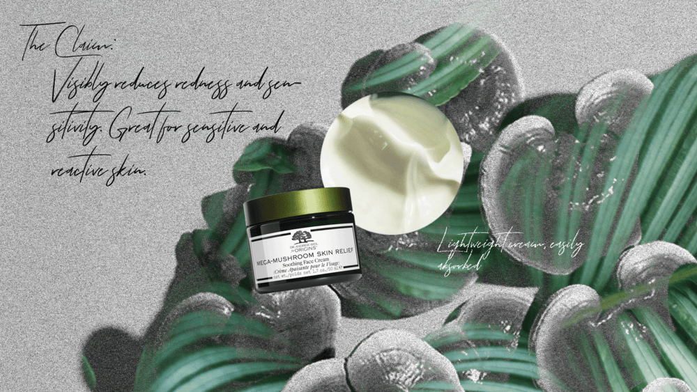 ORIGINS , Dr.Andrew Weil For Origins Mega-Mushroom Skin Relief soothing Face Cream , ครีมเนื้อเข้มข้น , ครีมเห็ดหลินจือ 