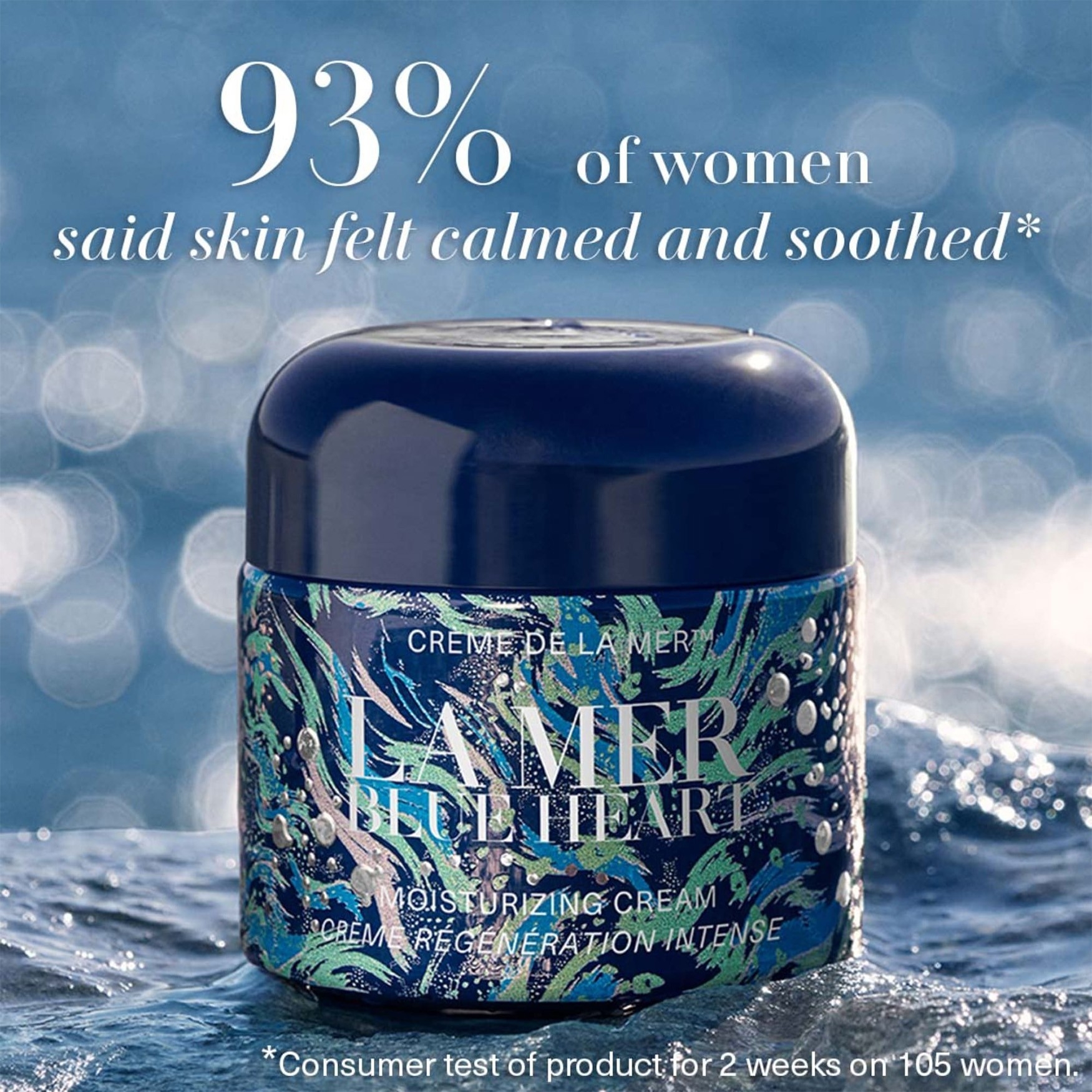 La Mer blue heart Crème de 60ml (limited edition) มอยส์เจอร์ไรเซอร์ เอกลักษณ์จาก La Mer มาในรูปแบบลิมิเต็ดเอดิชั่นด้วย Blue Heart Crème 